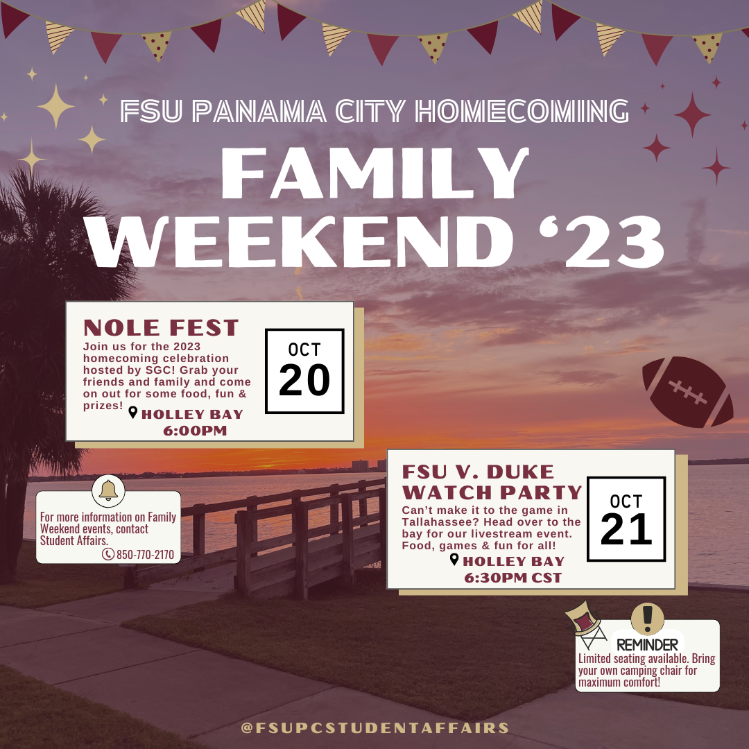 Family Weekend at FSU PC 2023 FSU Panama City